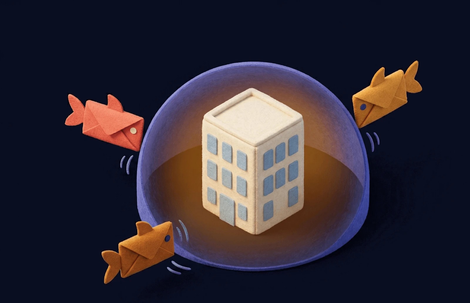 Protective dome illustration