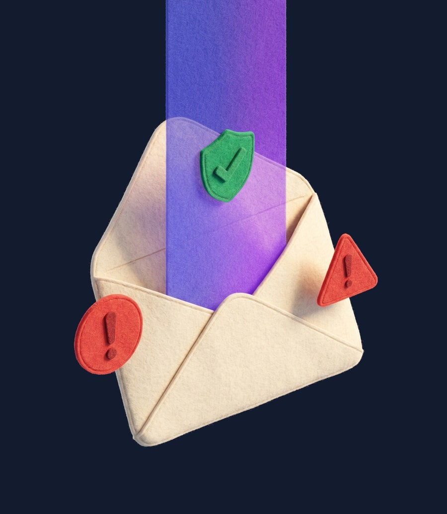 AI email verification illustration