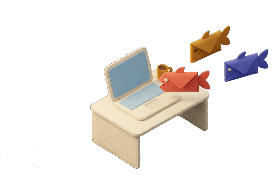 AI email verification illustration